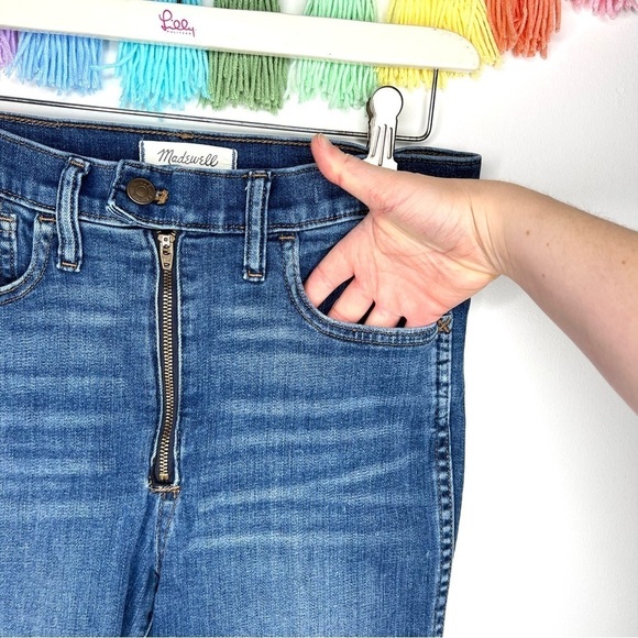 Madewell High-Rise Roadtripper Skinny Jeans Ridgefield Wash Zip-Front Size 27 - Picture 3 of 16